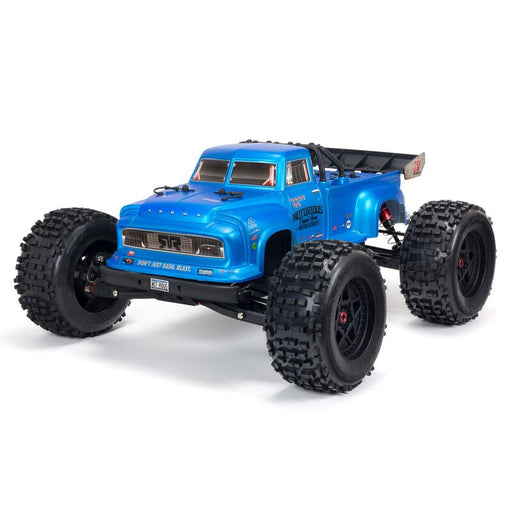 Arrma 8611V5T2 NOTORIOUS 6S 4WD BLX 1/8 Stunt Truck RTR Blue (8324286775533)