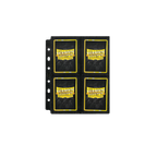 Dragon Shield 8-Pocket Display Black Trading Card Binder Pages