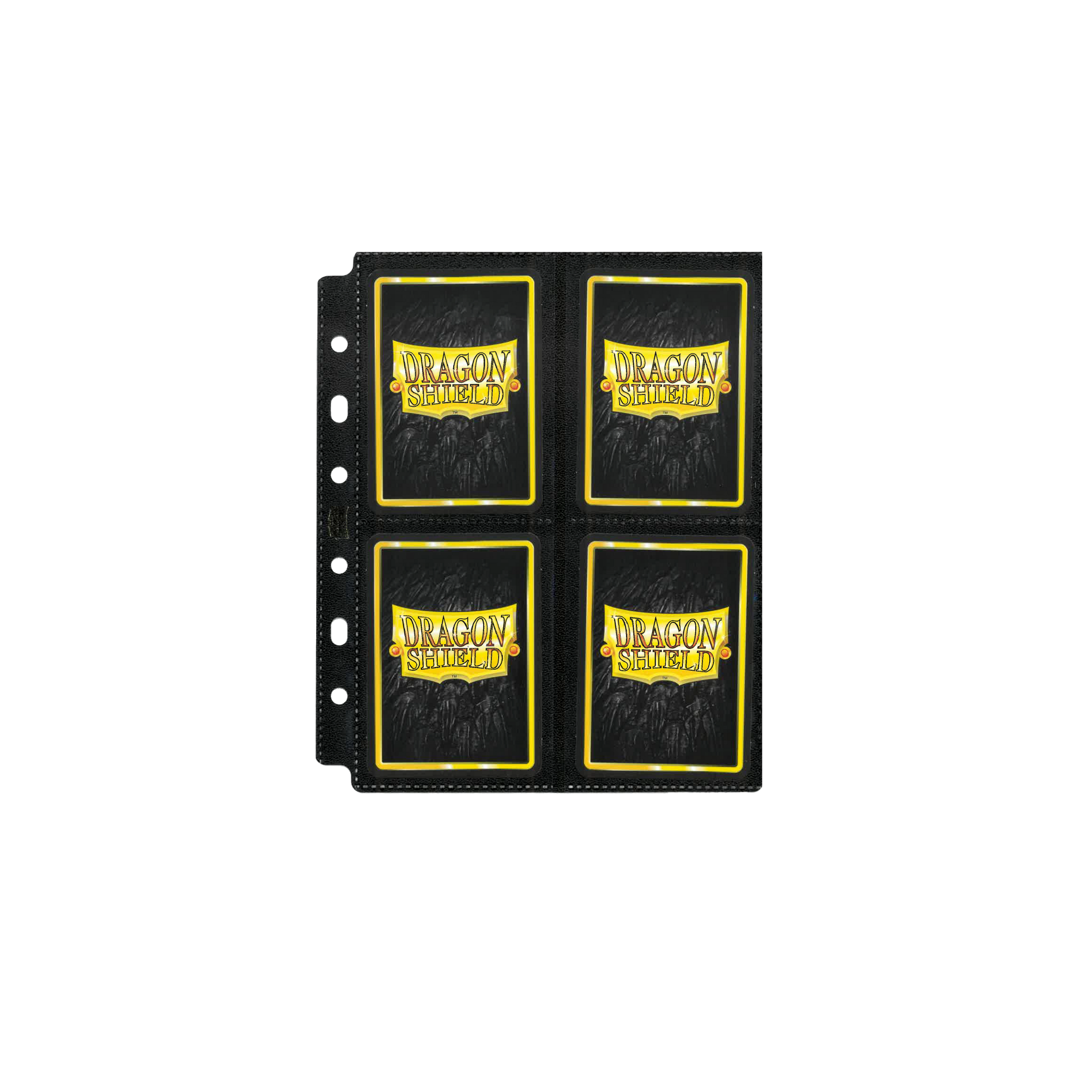 Dragon Shield: Binder Pages 8-Pocket Display Black - AT-10303