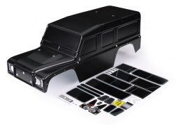 Traxxas 8011-BLK BODY TRX-4 DEFENDER BLK DECALS