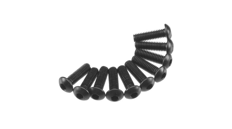 Axial AXIC0115 AXA115 Hex Socket Button Head M3x10mm Black (10) - Hobby City NZ