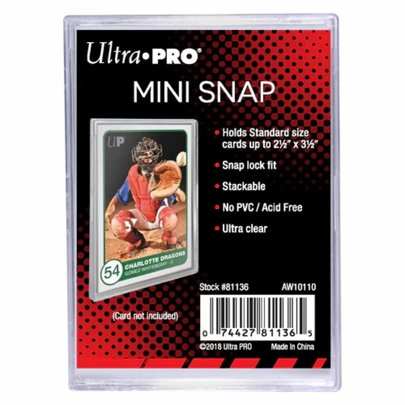 Ultra Pro 81136 Mini Snap Card Holder (9003694293229)