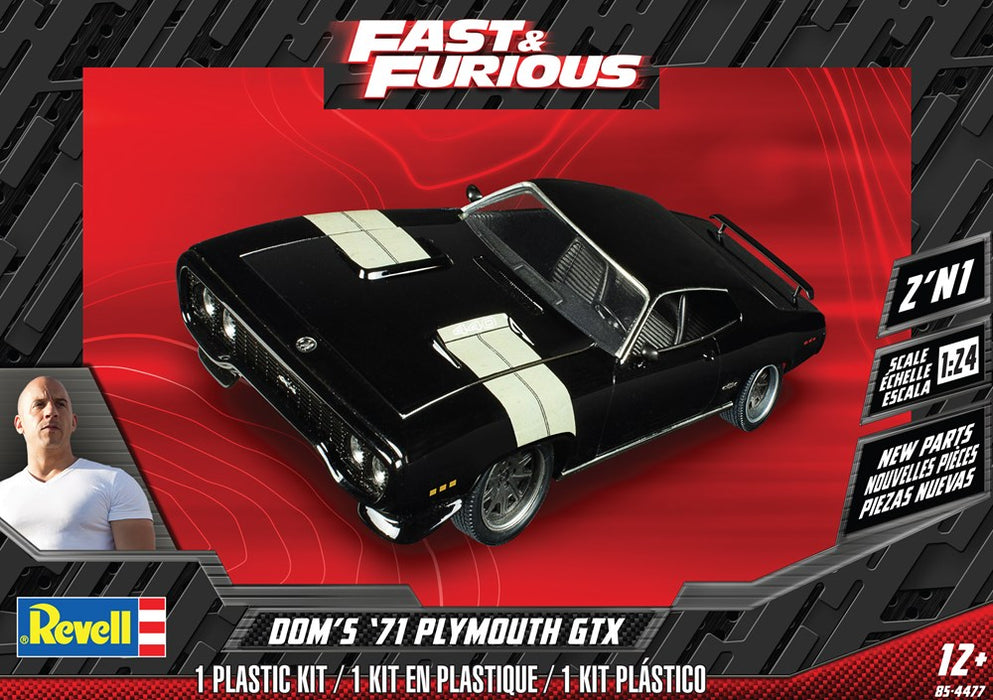 Revell 14477  1/25 Dom'S Plymouth Gtx'71 (8294596247789)