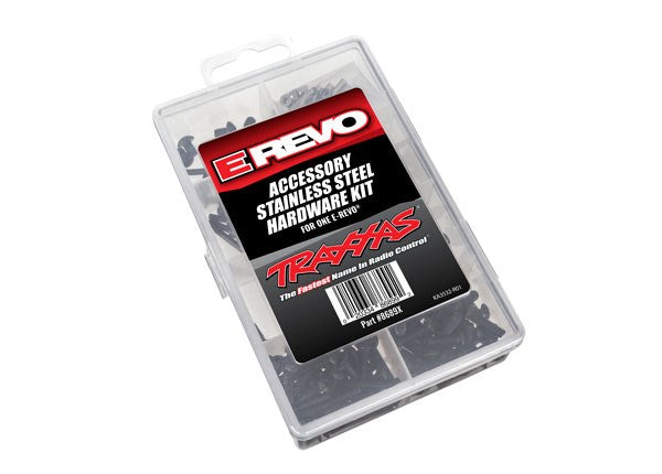 Traxxas 8689X HARDWARE KIT STAINLESS E-REVO VXL CMPLT