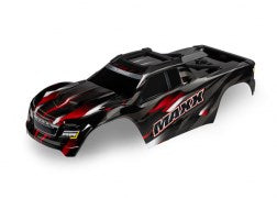 Traxxas 8918R Body Maxx red (painted decals applied) - Hobby City NZ