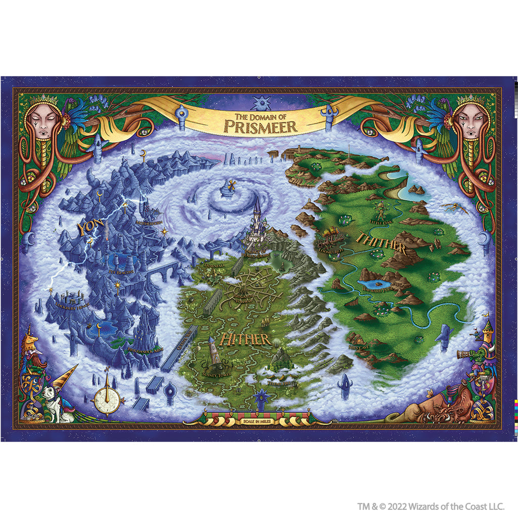 WizKids D&D Icons of the Realms Prismeer & Witchlight Carnival Wall Map RPG Accessory (2)