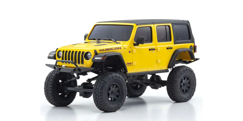 Kyosho 32521Y-B MINI-Z 4 Series Readyset Jeep WRANGLER UNLIMITED Rubicon Hellayella (8324802281709)