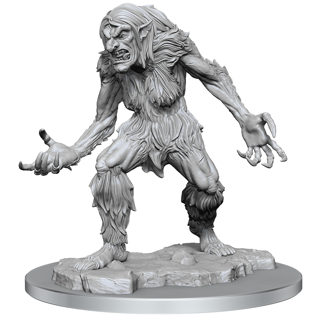 WizKids D&D Nolzurs Marvelous Unpainted Miniatures Ice Troll Female - WZK90425