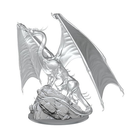 WizKids 90491 D&D Nolzurs Marvelous Miniatures: Young Emerald Dragon (9003829166317)