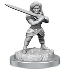 WizKids Critical Role Unpainted Miniatures Human Wizard Female & Halfling Holy Warrior Female - WZK90550
