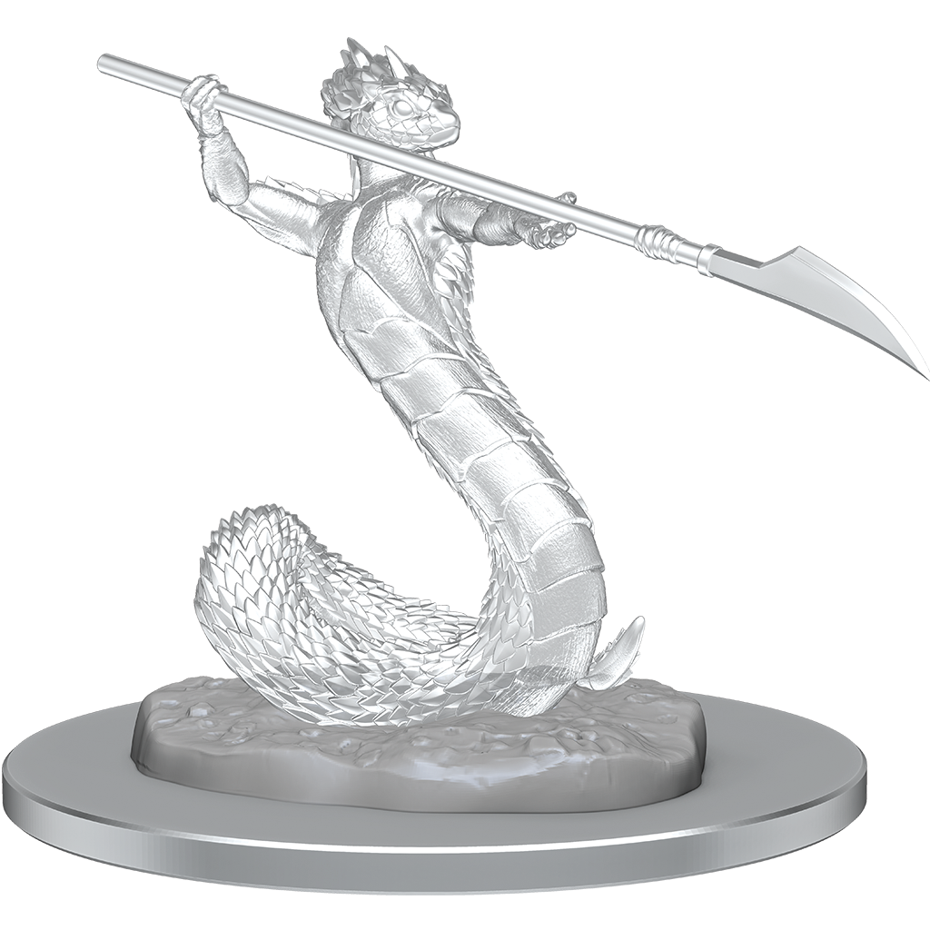 WizKids Critical Role Unpainted Miniatures Serpentfolk & Serpentfolk Ghost - WZK90626