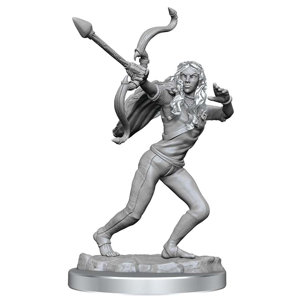 WizKids Critical Role Unpainted Miniatures Ashari Stoneguard & Ashari Skydancer - WZK90631