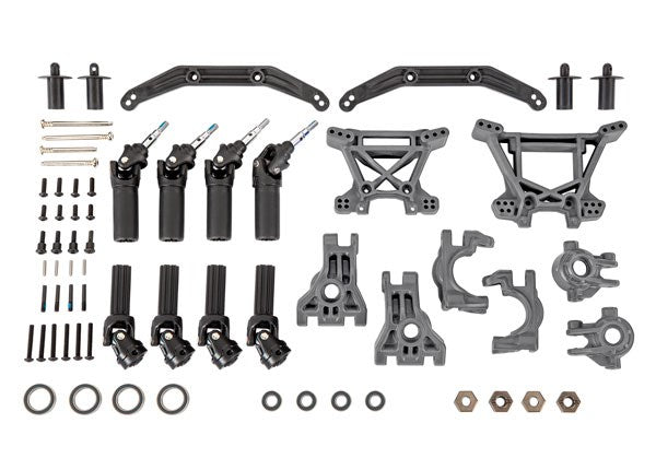 Traxxas 9080-GRAY DRIVELINE & SUSPENSION KIT GRAY