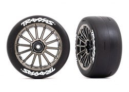 Traxxas 9375R T&W BLK CHRM 2.0 SLICK REAR