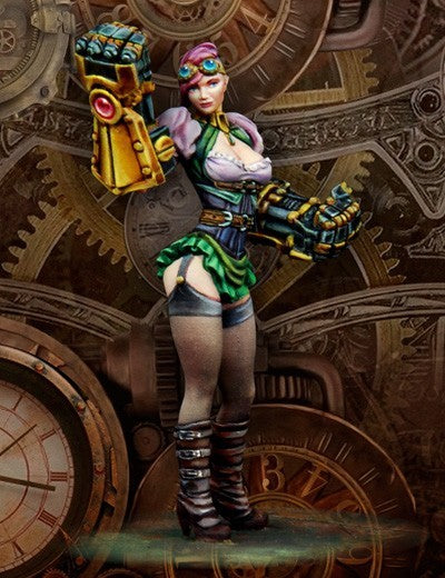 Scale 75 SWS-005 Figures Steampunk Wargames Nancy Steelpunch 35mm