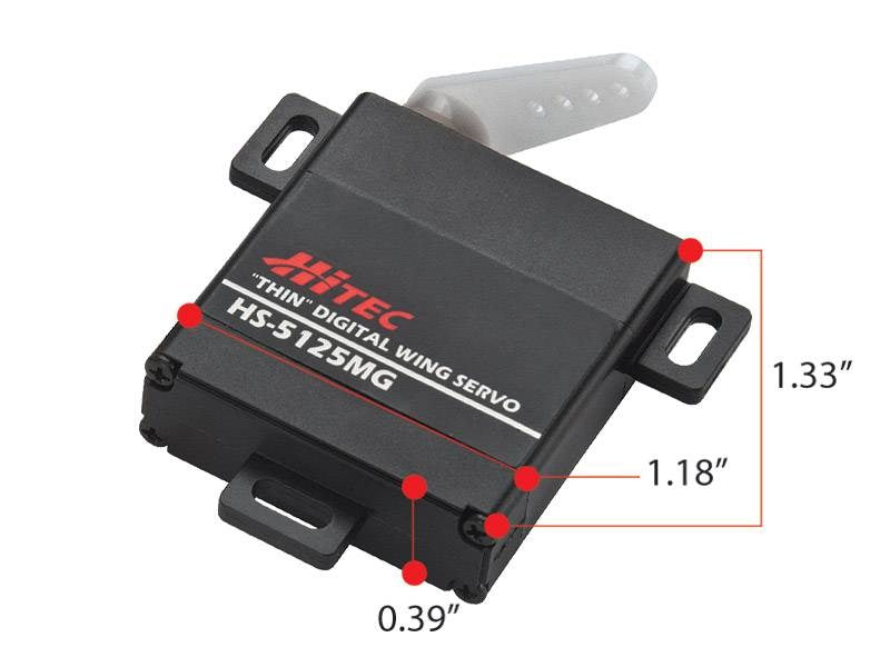 Hitec HS-5125MG Digital Wing Servo - Hobby City NZ