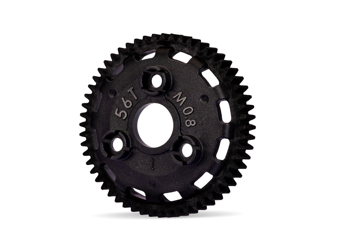 Traxxas 56-Tooth 0.8 Metric Pitch 32-Pitch Compatible RC Spur Gear - 9456 - TRX9456