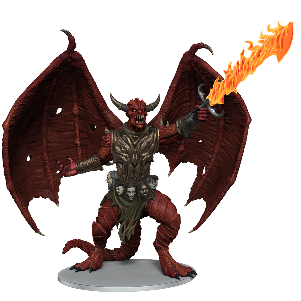 WizKids D&D Icons of the Realms Archdevils Bael, Bel & Zariel Figure (2)