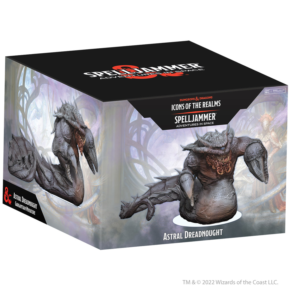 WizKids D&D Icons of the Realms Spelljammer Adventures in Space Astral Dreadnought Figure