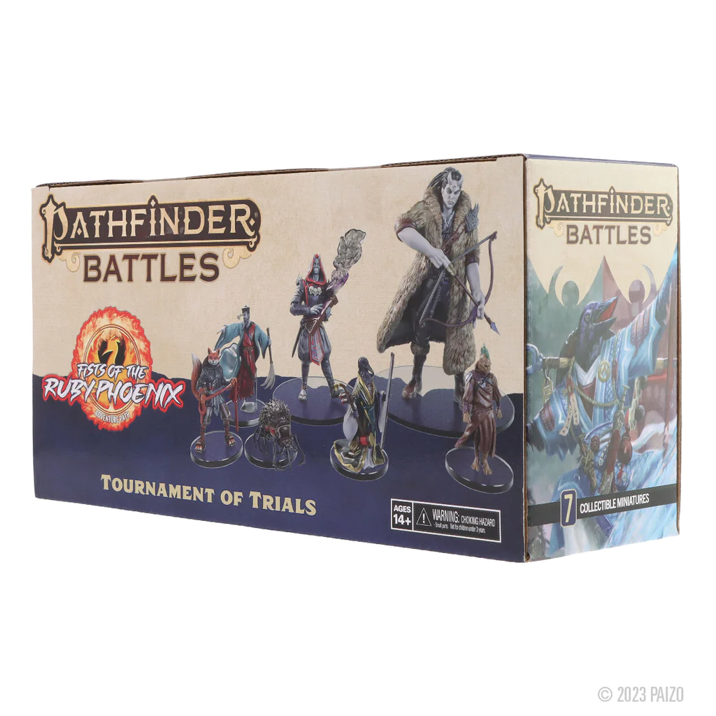 WizKids Pathfinder Battles Fists of the Ruby Phoenix Tournament of Trials Miniature Set (2)