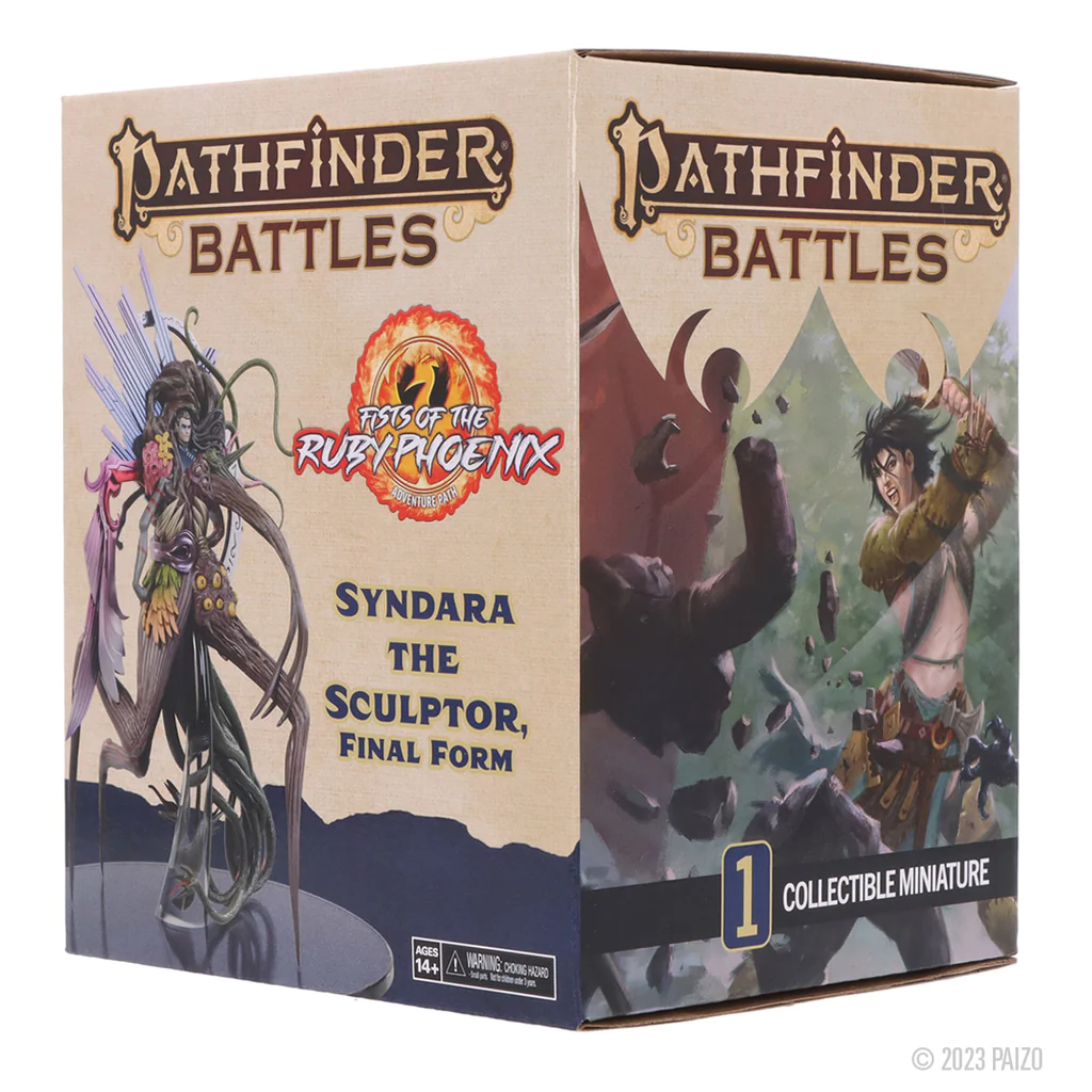 WizKids Pathfinder Battles Fists of the Ruby Phoenix Syndara the Sculptor Final Form Figure (2)