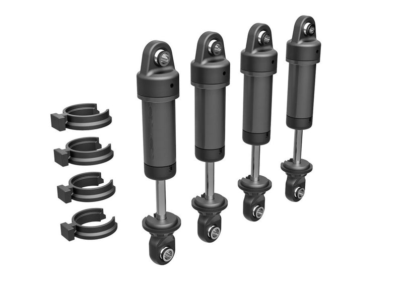 Traxxas 9764-GRAY Shocks GTM 6061-T6 aluminum (dark titanium-anodized) (4)