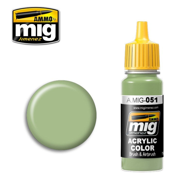 AMMO by Mig Jimenez A.MIG-0051 MEDIUM LIGHT GREEN