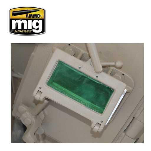 AMMO by Mig Jimenez A.MIG-0096 CRYSTAL GREEN PERISCOPE  (AND TAIL LIGHT ON) (1885155295281)