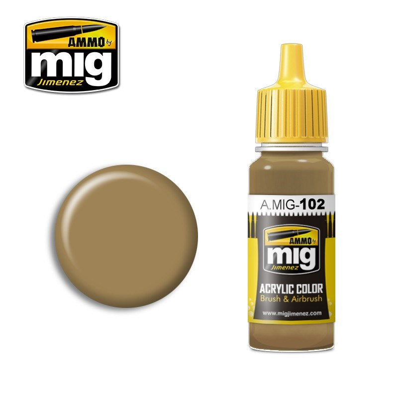 AMMO by Mig Jimenez A.MIG-0102 OCHRE BROWN