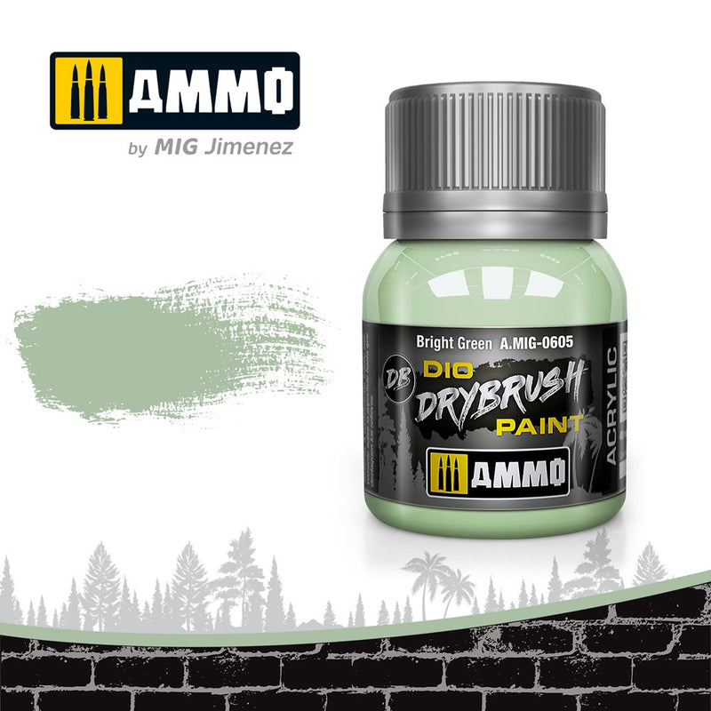 AMMO of Mig Jimenez A.MIG-0605 Drybrush Bright Green