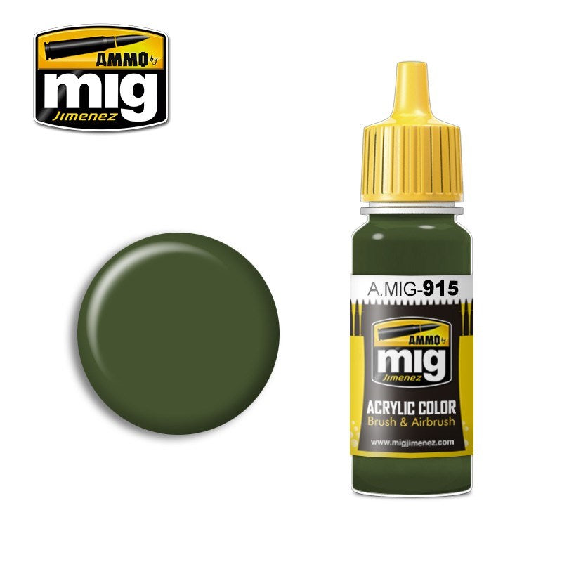AMMO by Mig Jimenez A.MIG-0915 DARK GREEN