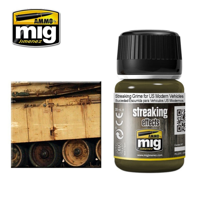 AMMO by Mig Jimenez A.MIG-1207 STREAKING GRIME FOR US MODERN VEHICLES (1885171515441)