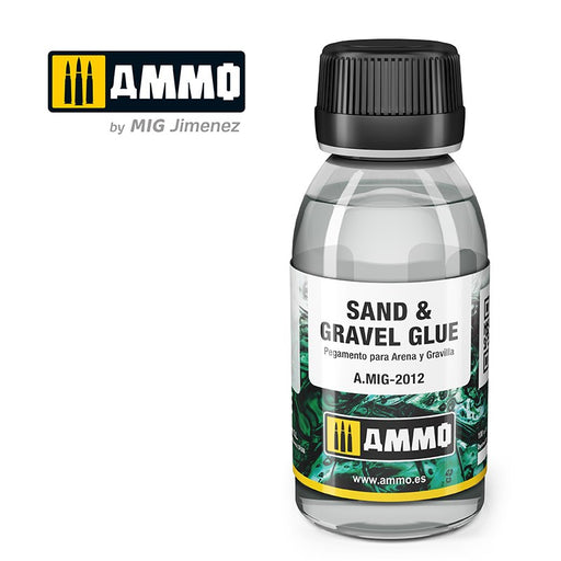 AMMO by Mig Jimenez A.MIG-2012 SAND & GRAVEL GLUE - Hobby City NZ