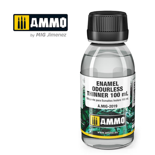 AMMO by Mig Jimenez A.MIG-2019 ENAMEL ODOURLESS THINNER 100 ML (8170388848877)