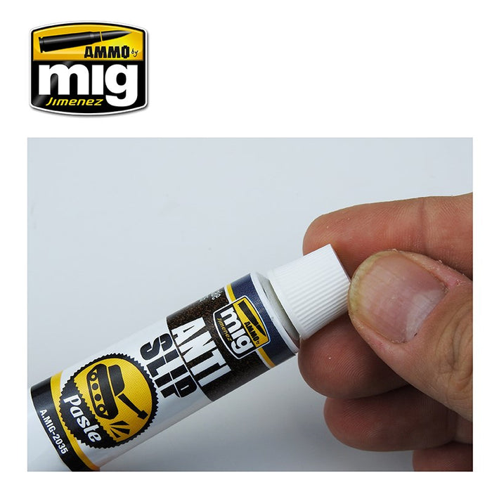 AMMO by Mig Jimenez A.MIG-2035 ANTI-SLIP PASTE - BROWN COLOR FOR 1/35 (2050571894833)