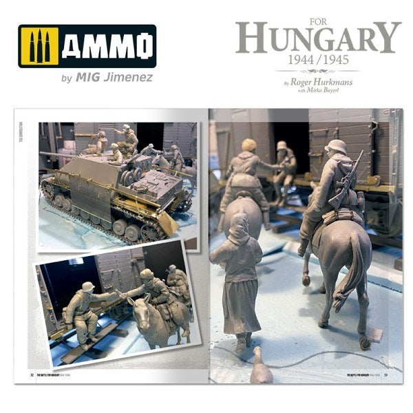 AMMO by Mig Jimenez A.MIG-6280 Book: The Battle for Hungary 1944/1945 (ENGLISH) (7882226303213)