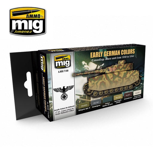 AMMO by Mig Jimenez A.MIG-7100 EARLY / MIDDLE GERMAN COLORS (8170389668077)