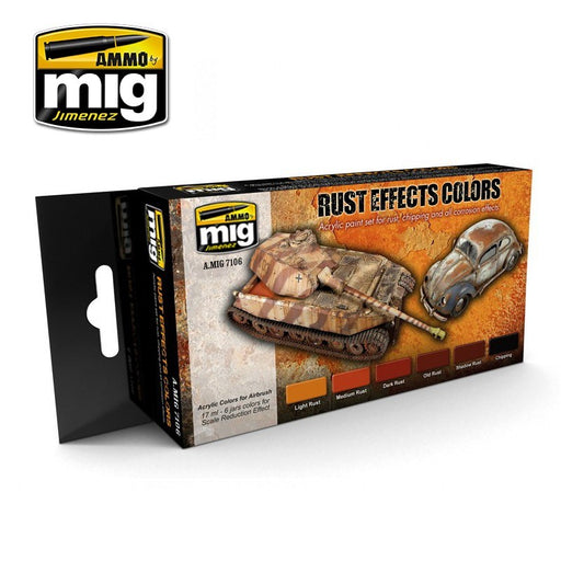 AMMO by Mig Jimenez A.MIG-7106 RUST EFFECTS COLORS (8170389799149)