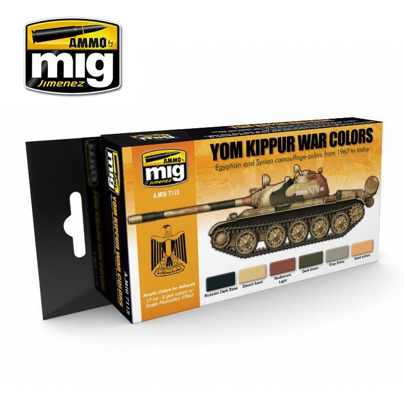 AMMO by Mig Jimenez A.MIG-7113 YOM KIPPUR WAR COLORS - Hobby City NZ