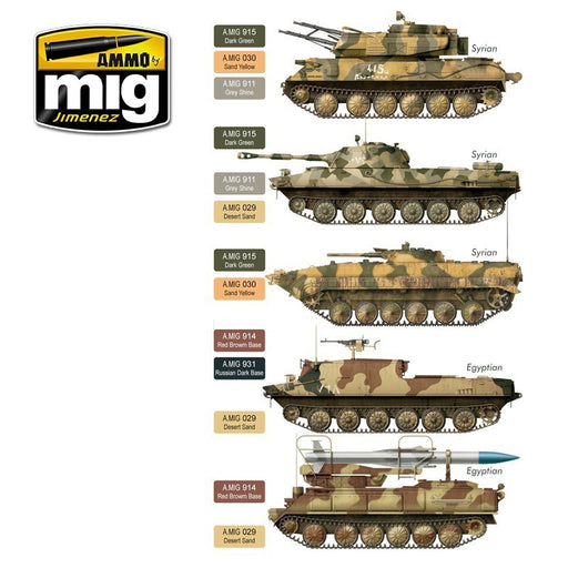 AMMO by Mig Jimenez A.MIG-7113 YOM KIPPUR WAR COLORS - Hobby City NZ