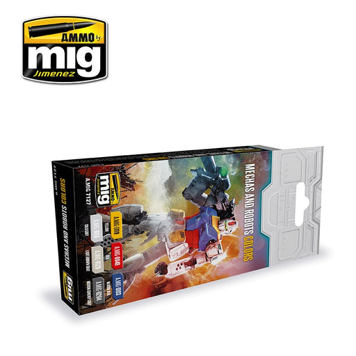 AMMO by Mig Jimenez A.MIG-7127 MECHAS AND ROBOTS COLORS - Hobby City NZ