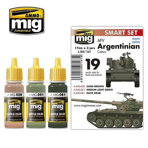 xAMMO by Mig Jimenez A.MIG-7167 AFV ARGENTINIAN COLORS - Hobby City NZ