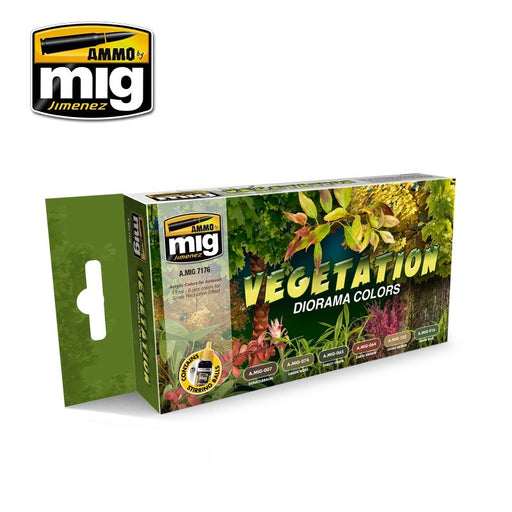 AMMO by Mig Jimenez A.MIG-7176 VEGETATION DIORAMA COLORS - Hobby City NZ