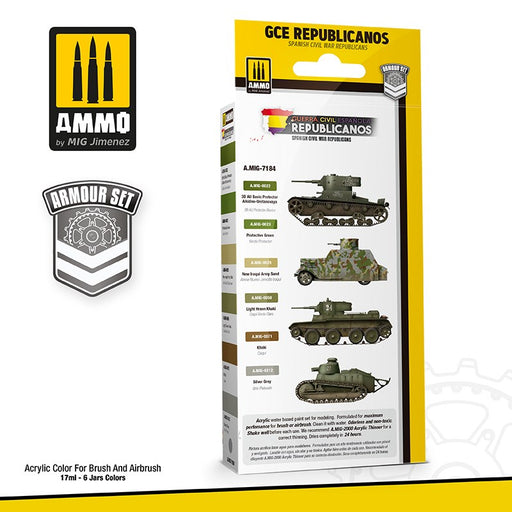 AMMO by Mig Jimenez A.MIG-7184 SPANISH CIVIL WAR REPUBLICANS - ARMOUR SET (7674444841197)