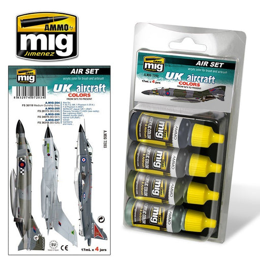 AMMO by Mig Jimenez A.MIG-7203 UK AIRCRAFT FROM 50S TO PRESENT (8170390618349)