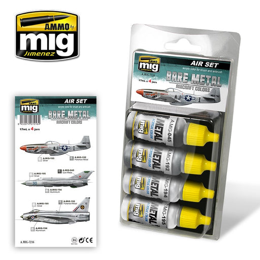 AMMO by Mig Jimenez A.MIG-7216 BARE METAL AIRCRAFT COLORS (8170390913261)