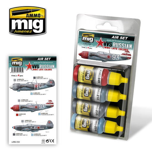 AMMO by Mig Jimenez A.MIG-7223 VVS WWII RUSSIAN LATE AIRCRAFT - Hobby City NZ