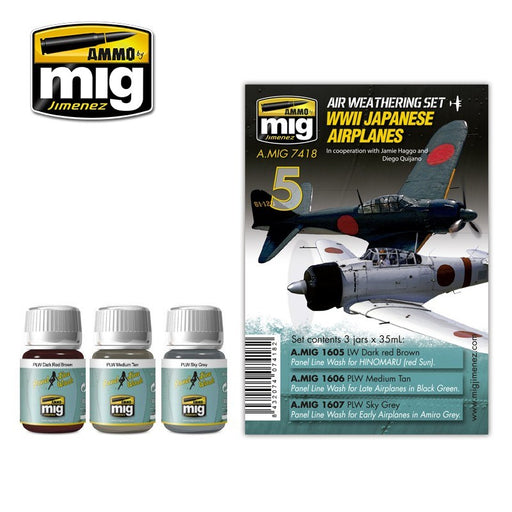 AMMO by Mig Jimenez A.MIG-7418 WW II JAPANESE AIRPLANES - Hobby City NZ