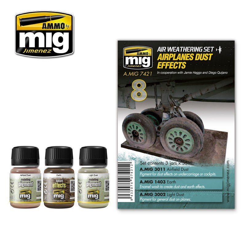 AMMO by Mig Jimenez A.MIG-7421 AIRPLANES DUST EFFECTS - Hobby City NZ