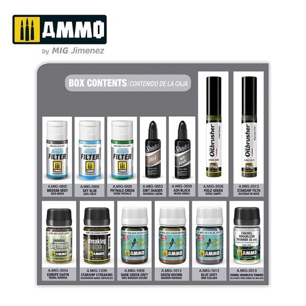 AMMO by Mig Jimenez A.MIG-7812 WWII LUFTWAFFE AIRCRAFT - SUPER PACK - Hobby City NZ